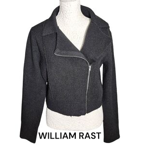 William Rast, Moto Sweater Jacket, Size L , NWT
